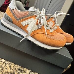 New Balance Orange Sneakers